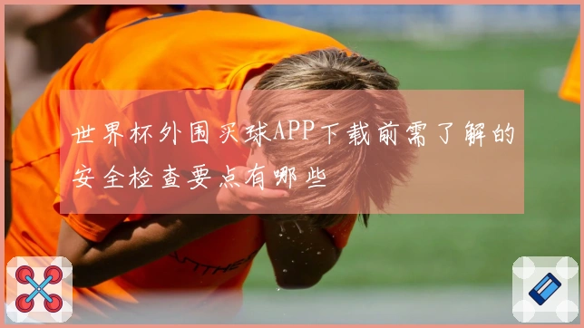 世界杯外围买球APP下载前需了解的安全检查要点有哪些