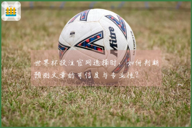 世界杯投注官网选择时，如何判断预测文章的可信度与专业性？