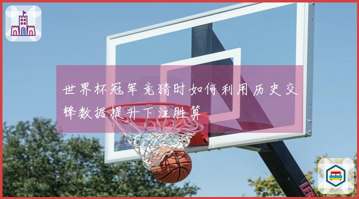 世界杯冠军竞猜时如何利用历史交锋数据提升下注胜算