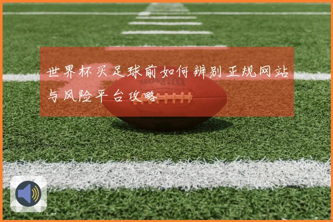 世界杯买足球前如何辨别正规网站与风险平台攻略